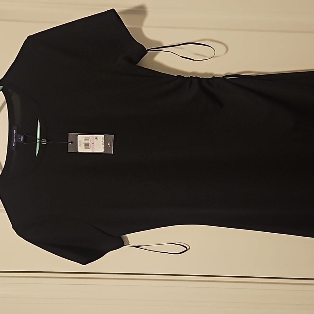 New Tommy Hilfiger Black Stretch Size 6 Midi Dress